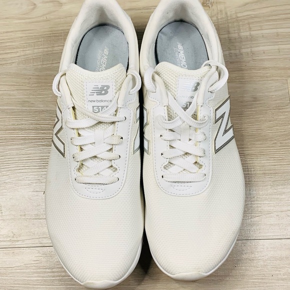New Balance Women’s 514 White/Silver Running Shoes - Picture 3 of 5